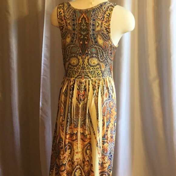 APT.9 sleeveless maxi dress in small paisley patrn - Picture 12 of 16